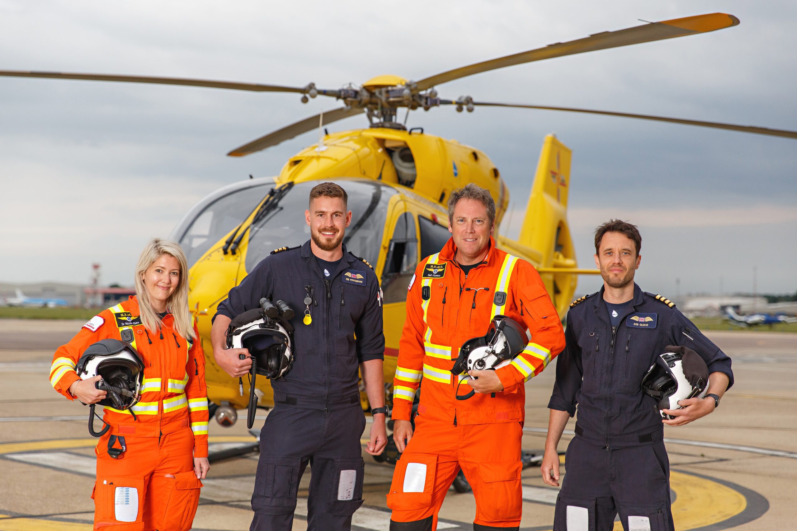 EAAA doctor, paramedic and pilots