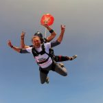 Jack skydiving in EAAA t-shirt